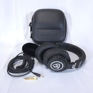 Rockville PRO-M50 Studio Headphones Over-Ear w/ Case+Coil Cable+Ear Pad